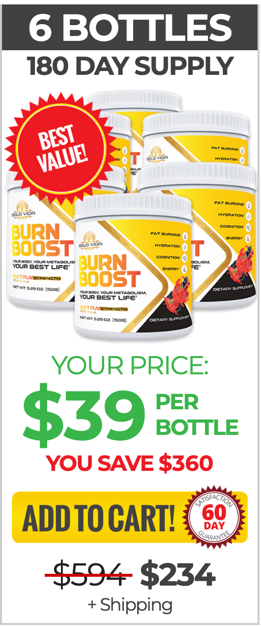 Burn Boost - 6 Bottles